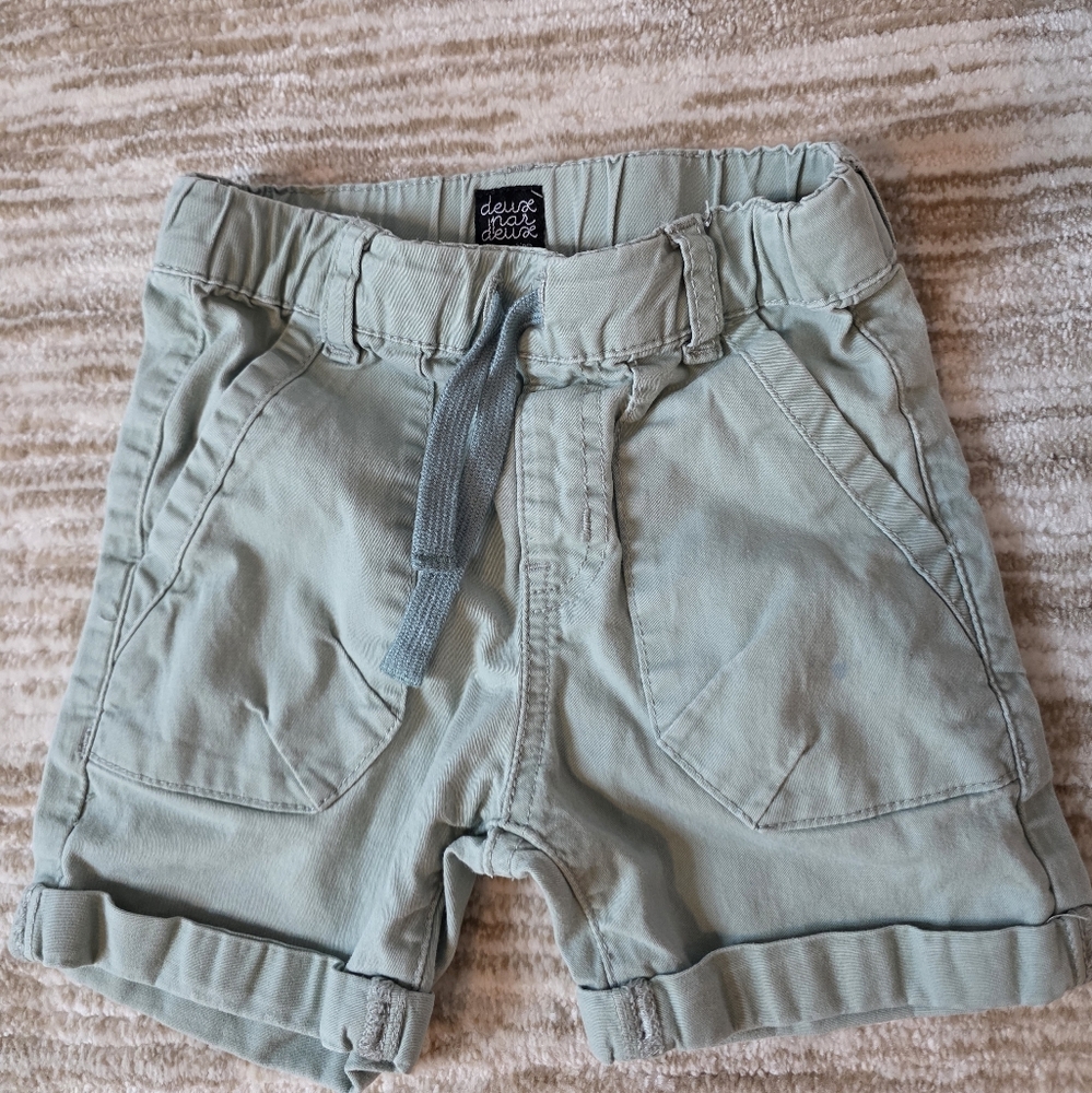 Deux par Deux Light Blue Shorts Size 3
